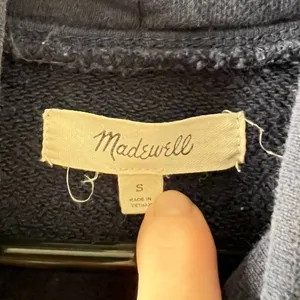 Madewell Navy Blue Mock Turtleneck Sweatshirt thumbnail 4