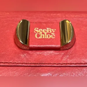 See By Chloé Leather 6 Ring Key Wallet thumbnail 8