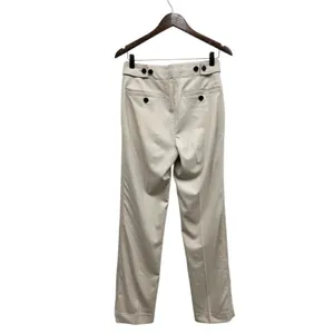 Theory Adjustable Wool Gabardine Pant in Aged flax size 0 thumbnail 4