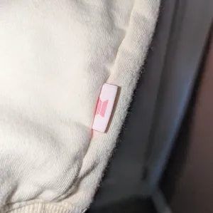 Official BTS Boys with Luv Sweater Medium Cream/Pink thumbnail 3