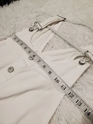 We The Free Edie Denim Skirtall in White Large thumbnail 4