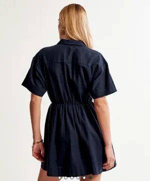 Abercrombie Linen Shirt Dress thumbnail 3