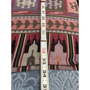 Vtg Monterey Petites 90s Aztec Southwestern Tribal Geometric Rayon Maxi Skirt S thumbnail 7