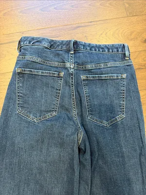 Banana Republic High Rise Wide Leg Crop Jeans Size 27 - C2-043 thumbnail 7