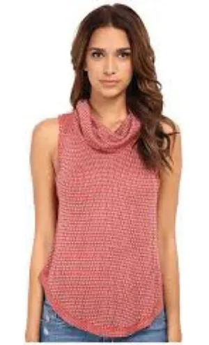 We the Free Timber Cowl Hacci tank in Cayenne size L with flaws thumbnail 1