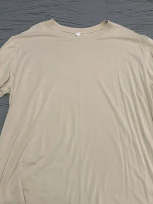 lululemon athletica Short Sleeve Tee in Light Beige thumbnail 1