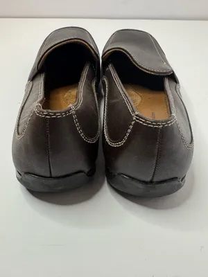 Natural Soul By Naturalizer 'Camelia'Brown Leather Loafers Size 7M thumbnail 4