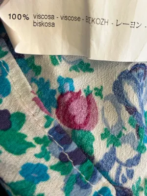 Zara Floral Print Long Puff Sleeve‎ Button Up Shirt Size Small thumbnail 6