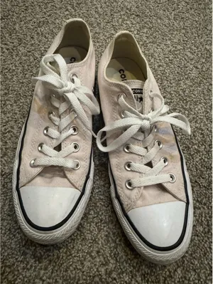 Converse Shoes Womens‎ 8 Sneakers Lace Up Lite Pink Canvas thumbnail 1