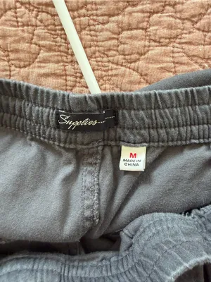 Supplies Gray Pull On‎ Shorts Medium Casual Cotton Blend Elastic Waist thumbnail 6