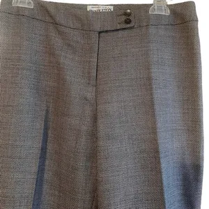 Pendleton Savvy Stretch Wool Blend Black Micro Tweed Dress Pants Trouser‎ Sz 8 thumbnail 3
