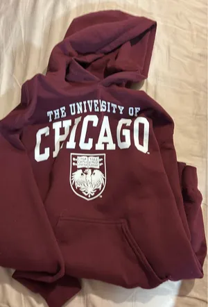 uchicago hoodie Red thumbnail 1