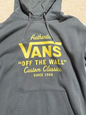 Vans Grey Hoodie in medium thumbnail 2