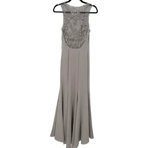 NWT Dancing Queen Sleeveless Sequin‎ Embellished Formal Long Dress Gown Size XS thumbnail 6