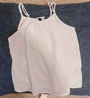 Target White Textured Cami Tank Top Size XS thumbnail 1