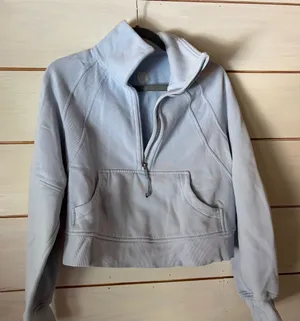 Lululemon Light Blue Half-Zip Pullover for Women thumbnail 1