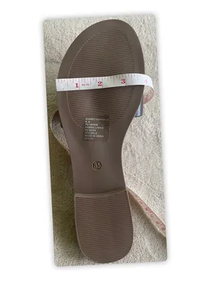 Madden Girl Sunset Black Bow Slide Sandals Size 8.5 NWOT thumbnail 2