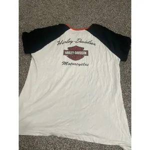 Harley-Davidson Women's Short Sleeve Essential Raglan Ringer Tee XL thumbnail 2