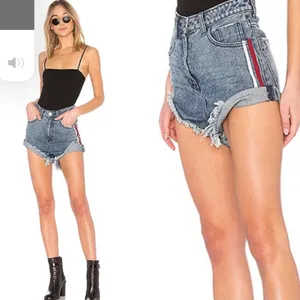 One X ONETEASPOON High Waist Bandits Denim Shorts thumbnail 4