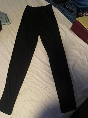 Women Size Large Satin Leggings thumbnail 1