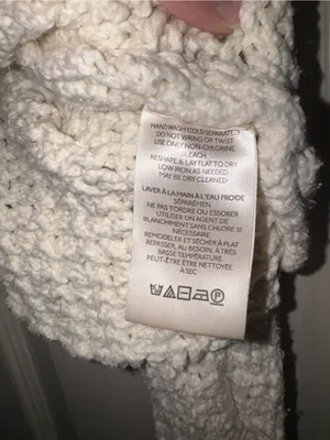 Free People Ivory Cable Knit Cropped Crew Sweater thumbnail 3