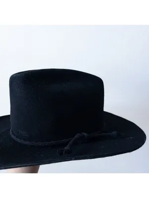 NEW Monrowe Wool Cowboy Hat S Black Western Felt Southwestern REVOLVE Exclusive thumbnail 6