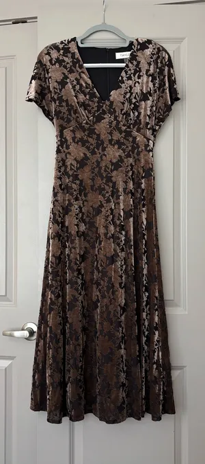 Maxi dress Brown Size 4 thumbnail 1