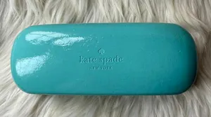 Kate Spade New York Turquoise Eyeglass Case thumbnail 1