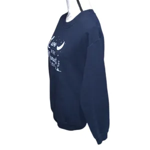 Gildan Live In The Moment Navy Graphic Pullover Sweatshirt thumbnail 3