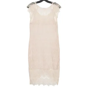 Free People Peek A Boo Slip Dress Lace Sheer M Boho Coquette Fairycore Romantic thumbnail 2