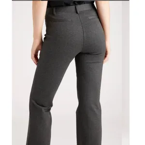 NEW Quince Size M Ultra Stretch Ponte Bootcut Pants Charcoal Grey Minimal thumbnail 2
