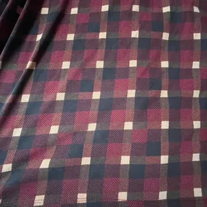 LuLaRoe Carly Women's Swing Dress Geometric Brick Red Squares Small thumbnail 2