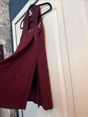 HALARA Burgundy Sleeveless Mini Dress - NWOT thumbnail 5