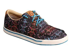 Twisted X Womens Kicks Shoes Loafers Sneakers Womens 7 Black Aztec Southwestern thumbnail 1
