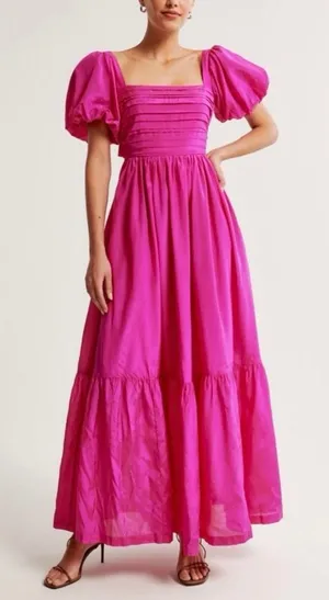 Abercrombie & Fitch Emerson Fuchsia Maxi Dress thumbnail 1