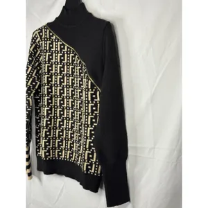Women’s Beige Knit Sweater Pullover Long Sleeve Zipper‎ Casual Small thumbnail 4
