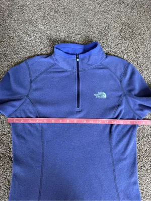 The North Face Women’s S Purple Blue 1/4 Zip Fleece Pullover Outdoor thumbnail 9