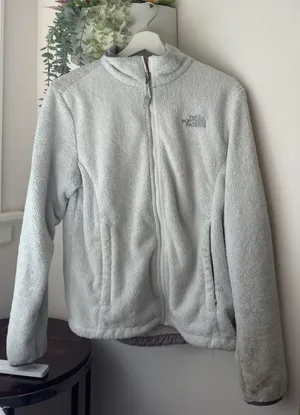 The North Face gray fleece jacket size medium thumbnail 1