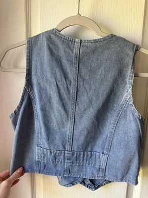 Denim vest Blue thumbnail 3