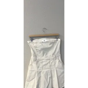 day + moon Denim White Mini Dress; Excellent Condition; Sz m thumbnail 2