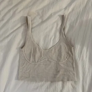 Free people Meg seamless crop top ivory thumbnail 2