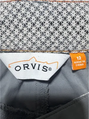 Orvis Women's Gray Nylon Spandex Travel Pants Size 12 - Comf thumbnail 2