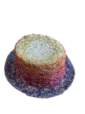 Isabel Marant Positano Crocheted Raffia Bucket Hat NWOT thumbnail 2