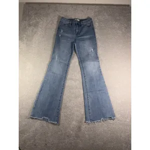 risen jeans 5/27 boot cut jeans flare high rise raw hem thumbnail 2