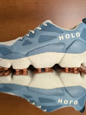 HOLO Footwear Nephelae For Any Run in Blue & Cream (Unisex) thumbnail 5