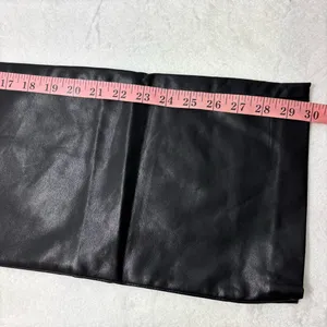 Princess Polly Zyaire Mid Rise Faux Leather Pants Black Size 4‎ thumbnail 12
