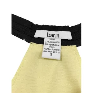Bar III Yellow‎ Sleeveless Flowy Tank Top Size Small thumbnail 5