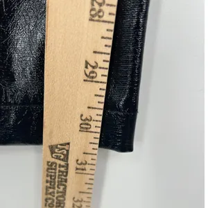 Abercrombie & Fitch Curve‎ Love 90s Straight Ultra High Rise Vegan Leather Pants thumbnail 6