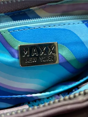 Maxx New York Lilac Croc-Embossed Shoulder Handbag thumbnail 13