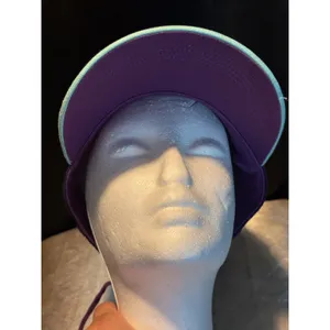 Kerrits Purple Floral Mandala Trucker Hat Mint Green Brim Mesh Snapback Cap thumbnail 2